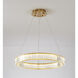 Canada LED 24 inch Gold Chandelier Ceiling Light